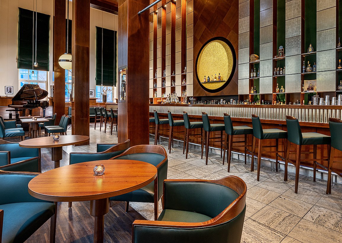 Three girls in cocktail attire